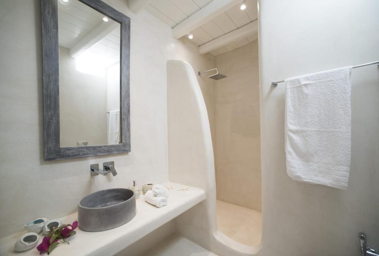 Gorgeous Studio In Cycladic Architecture Overlooking The Aegean Lägenhet Houlakia  Exteriör bild